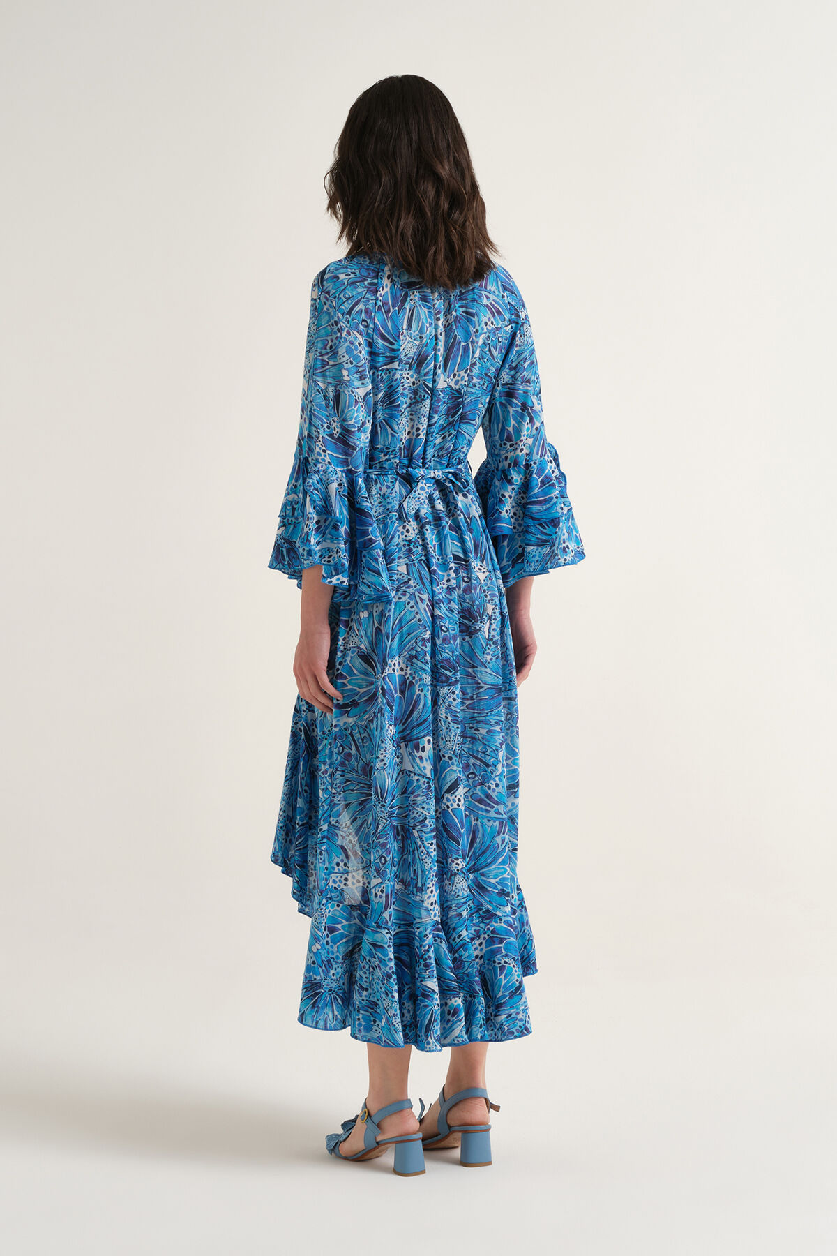 Malìparmi SWEET BUTTERFLY VESTIDO Azul Claro JF669515217