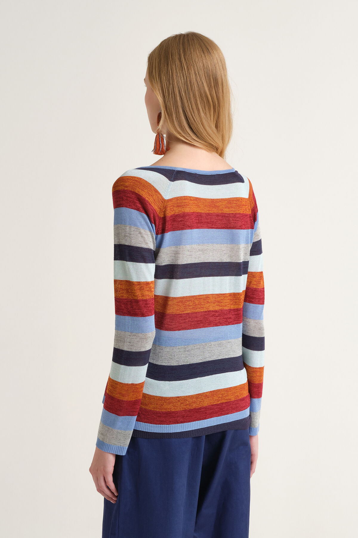 Malìparmi VISCOSE FLUID PULLOVER Hellblau JQ512177100