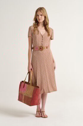 Malìparmi MINI MOULINÉ ROBE Marron JF679770675