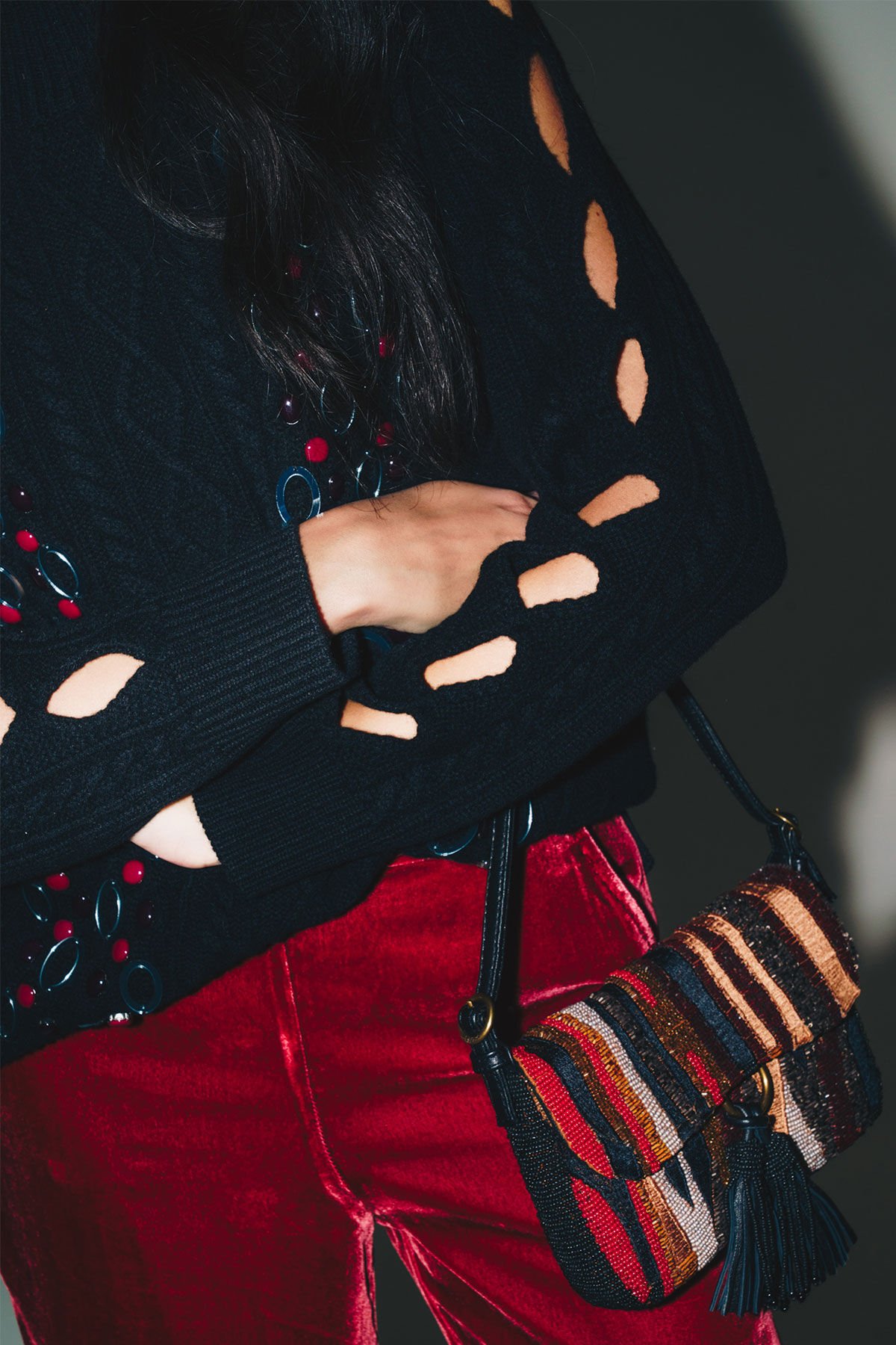 Maliparmi JEWEL WOOL KNITWEAR Black JQ510678201