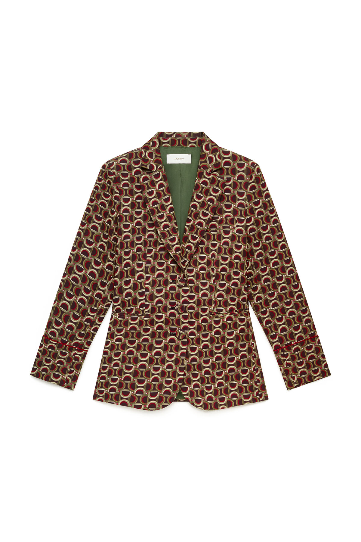 Maliparmi GRAPHIC ORBIT BLAZER Green JD648950687 Maliparmi GRAPHIC ORBIT BLAZER Green JD648950687