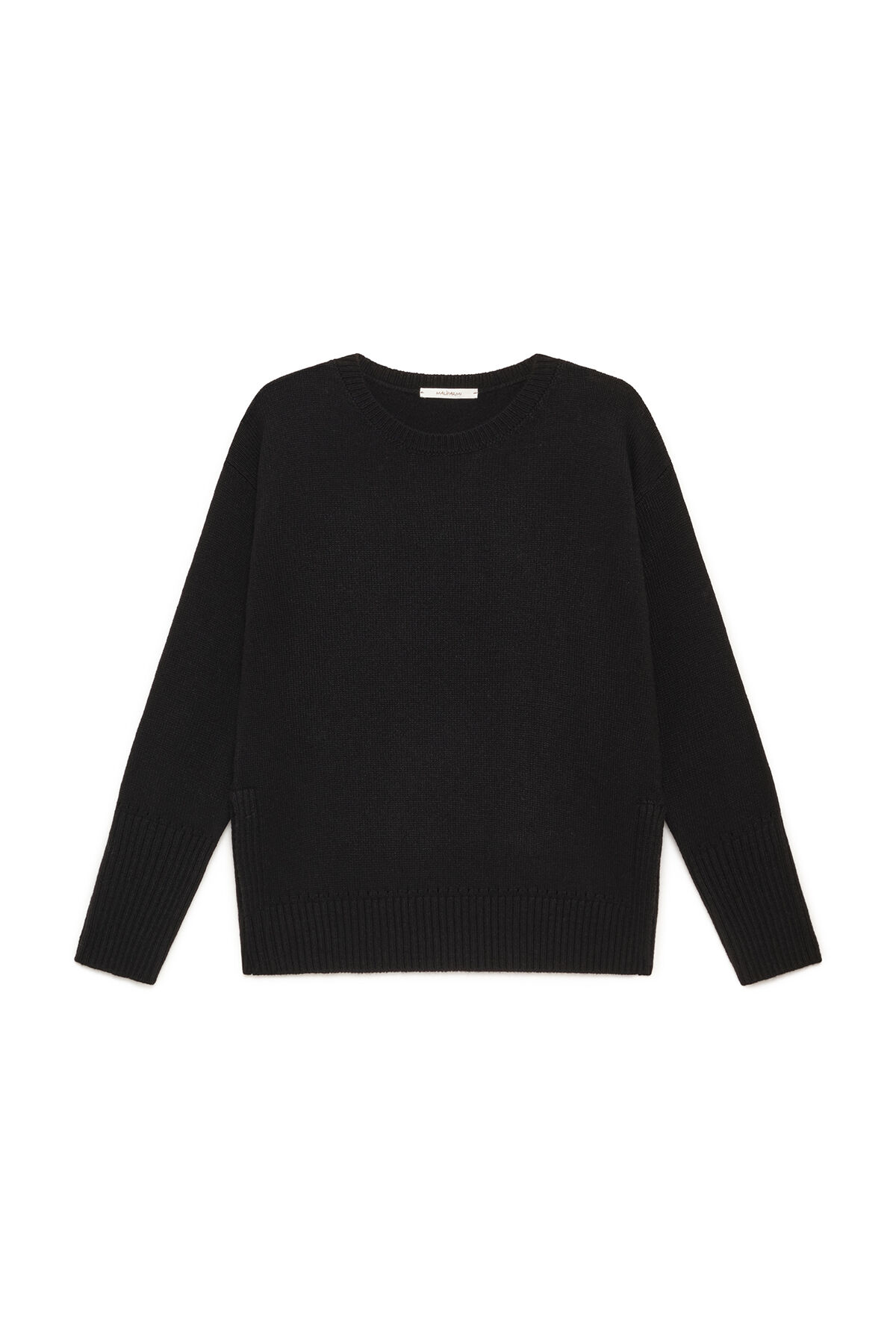 Maliparmi CASHMERE MERINOS KNIT Black JQ511474315 Maliparmi CASHMERE MERINOS KNIT Black JQ511474315