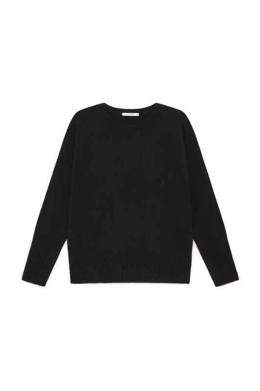 Maliparmi CASHMERE MERINOS KNIT Black JQ511474315 Maliparmi CASHMERE MERINOS KNIT Black JQ511474315