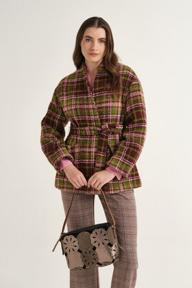 Maliparmi CHUNKY BOUCLÉ CHAQUETÓN Verde JA536920300 Maliparmi CHUNKY BOUCLÉ CHAQUETÓN Verde JA536920300