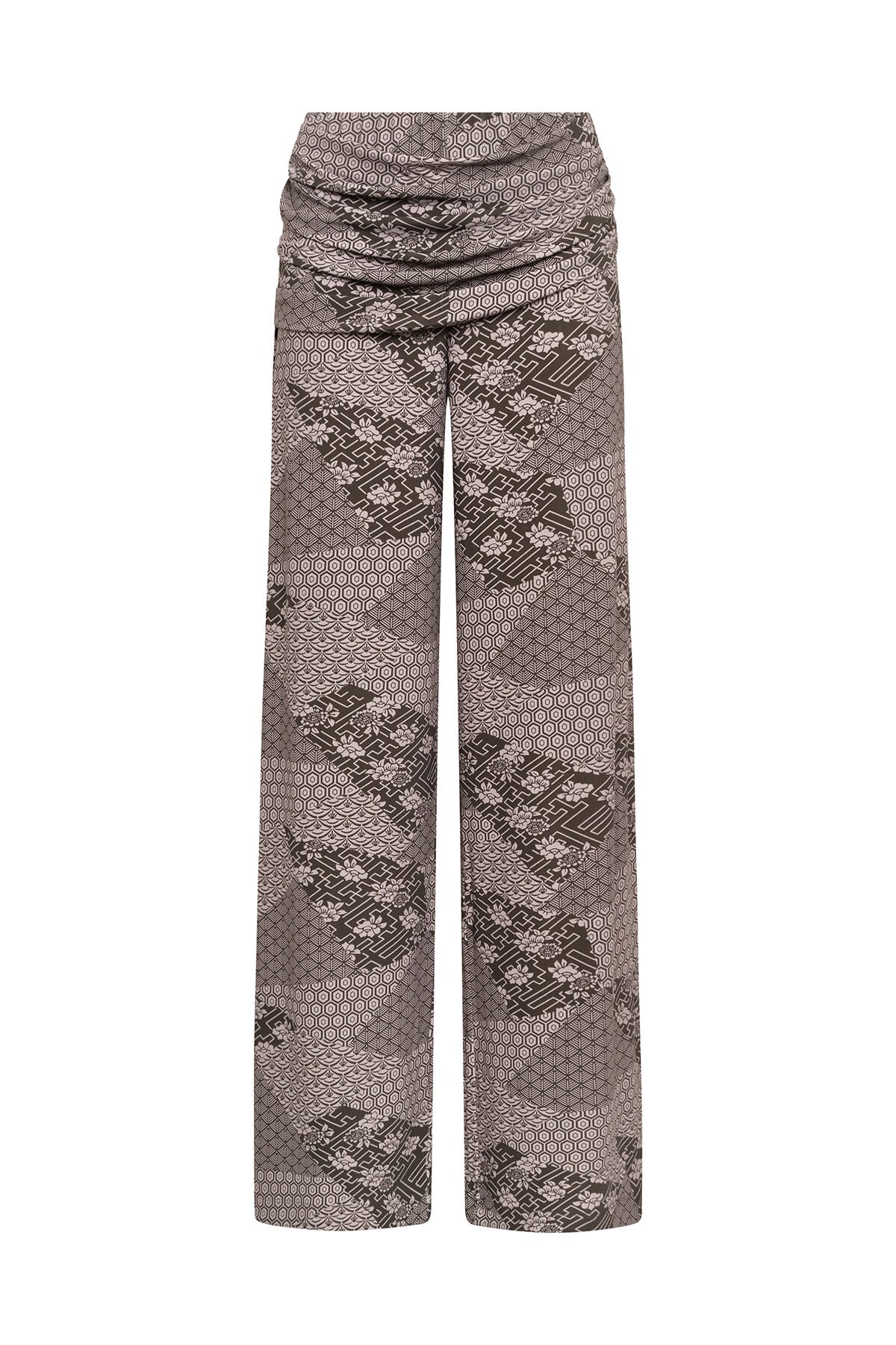 Maliparmi MOSAIC KIMONO TROUSER Grey JH808270679