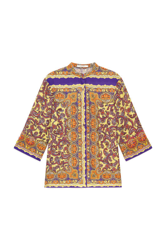 Malìparmi SUNSET PAISLEY CAFTAN Jaune JM557550662