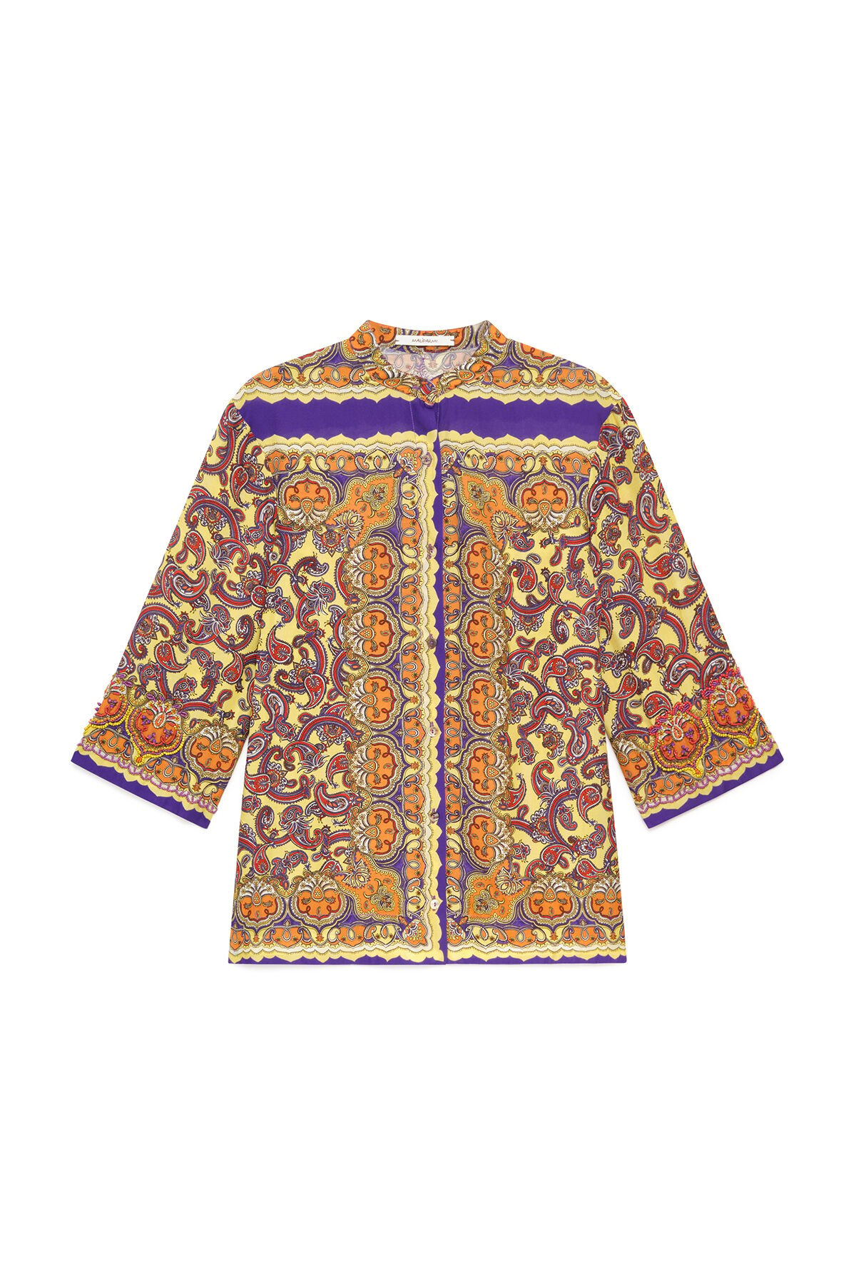 Malìparmi SUNSET PAISLEY CAFTAN Jaune JM557550662