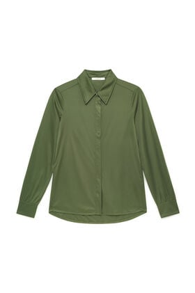 Maliparmi PLANE POLY JERSEY SHIRT Fern JM556470683 Maliparmi PLANE POLY JERSEY SHIRT Fern JM556470683