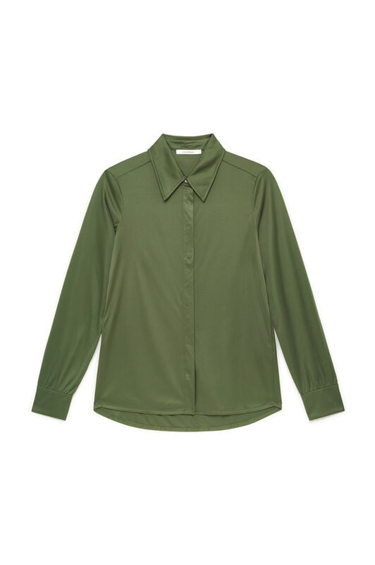 Maliparmi PLANE POLY JERSEY SHIRT Fern JM556470683 Maliparmi PLANE POLY JERSEY SHIRT Fern JM556470683