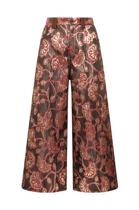 Maliparmi GILDED GARDEN TROUSER Burgundy JH804050680