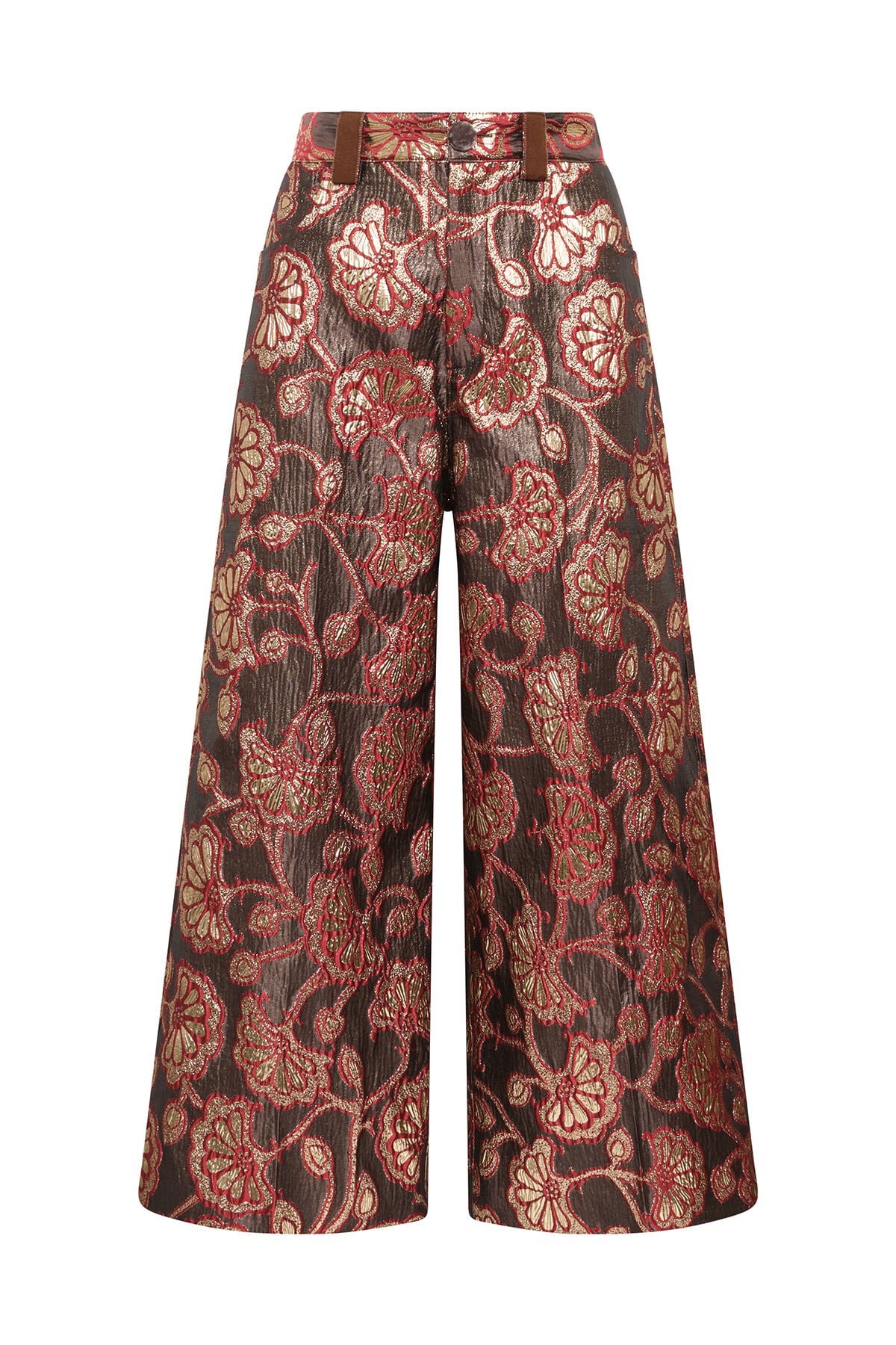 Maliparmi GILDED GARDEN TROUSER Burgundy JH804050680 Maliparmi GILDED GARDEN TROUSER Burgundy JH804050680