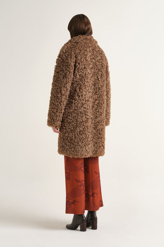 Maliparmi SHIRLING LOVERS OVERCOAT Caramel JB540850695
