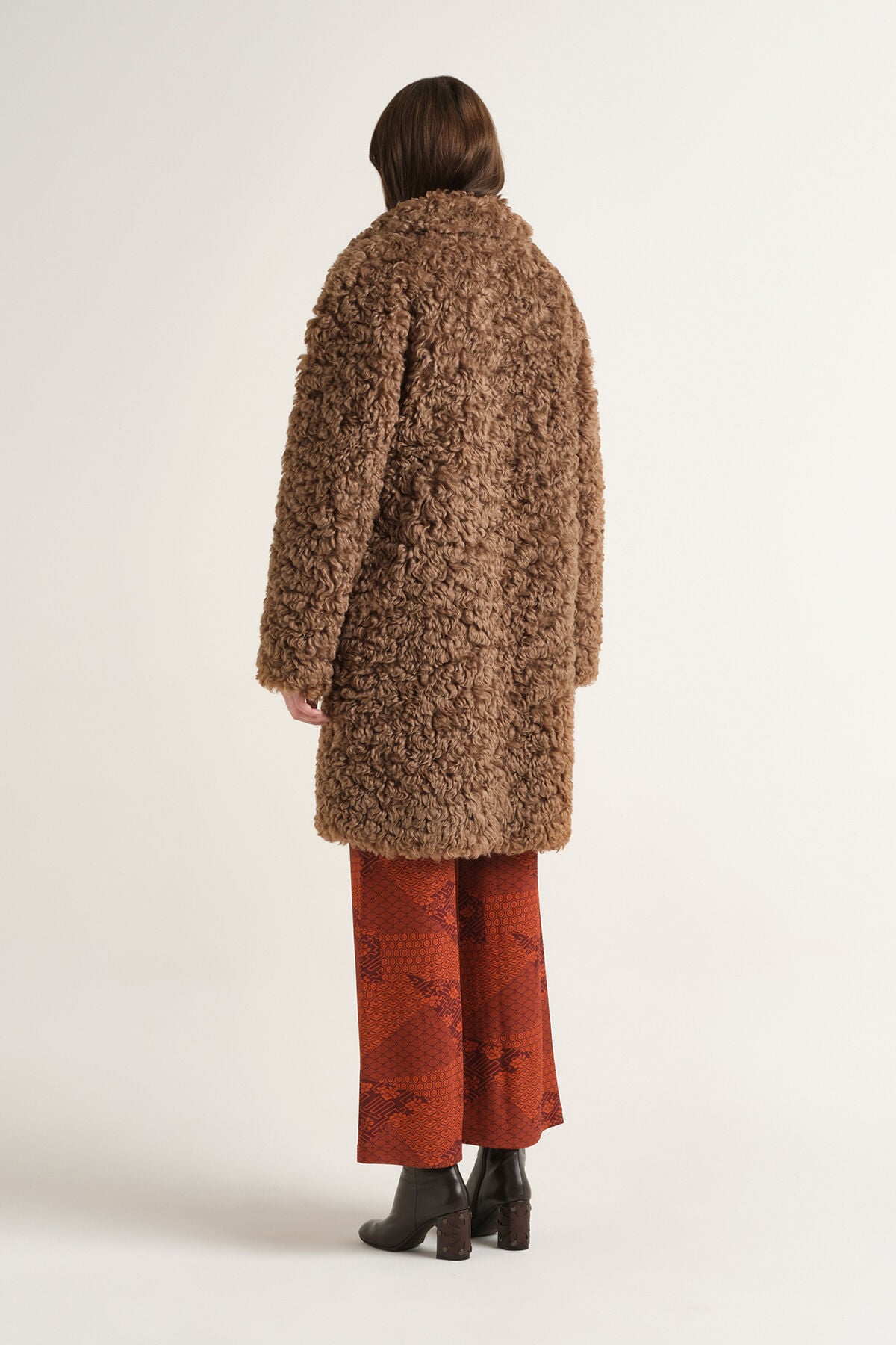 Maliparmi SHIRLING LOVERS OVERCOAT Caramel JB540850695