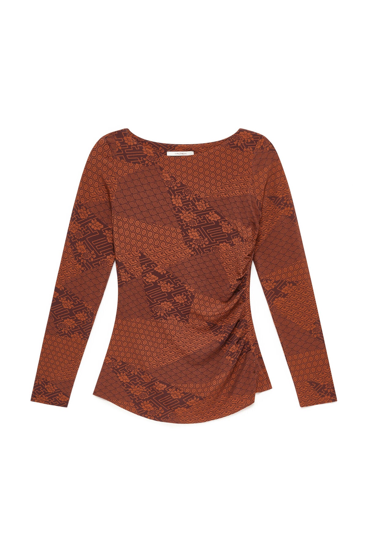 Maliparmi MOSAIC KIMONO T-SHIRT Red JK029970679