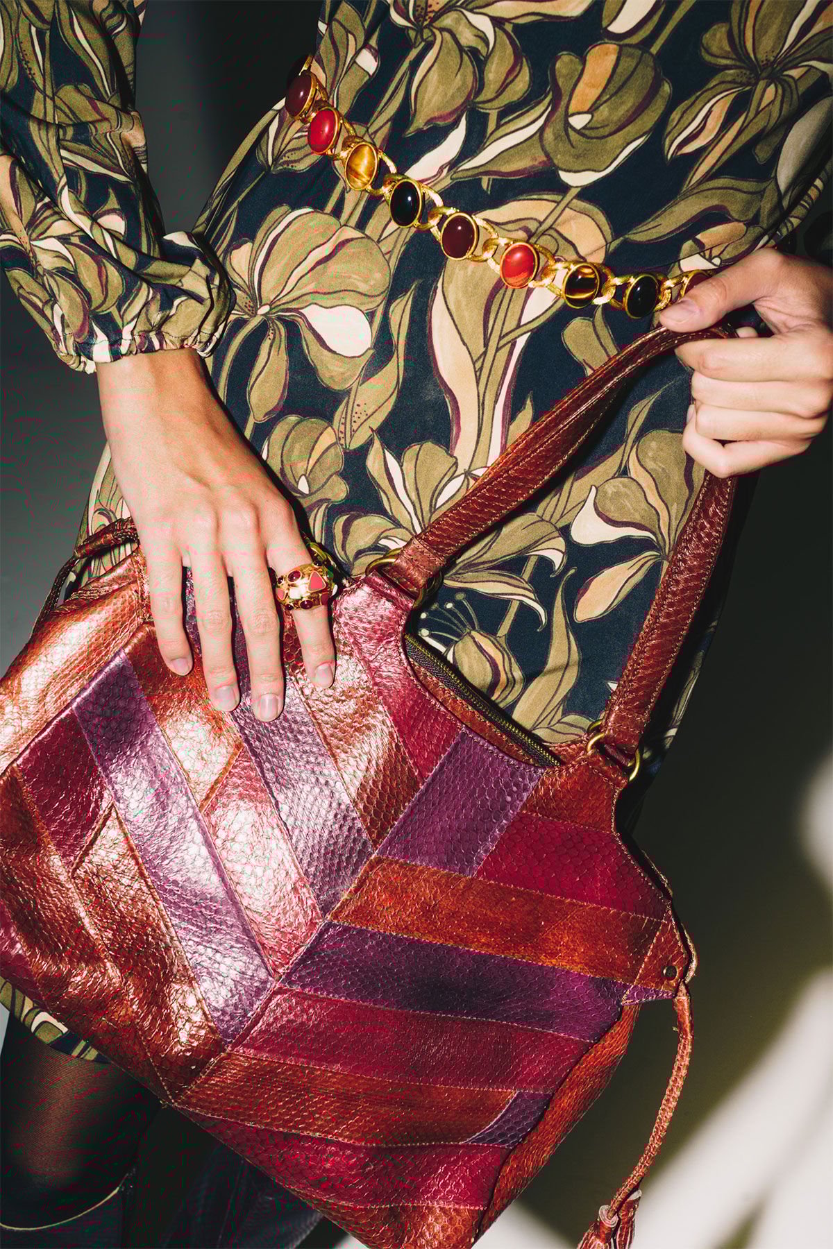 Maliparmi EXOTIC STRIPES SHOPPING Rouge BH030301556