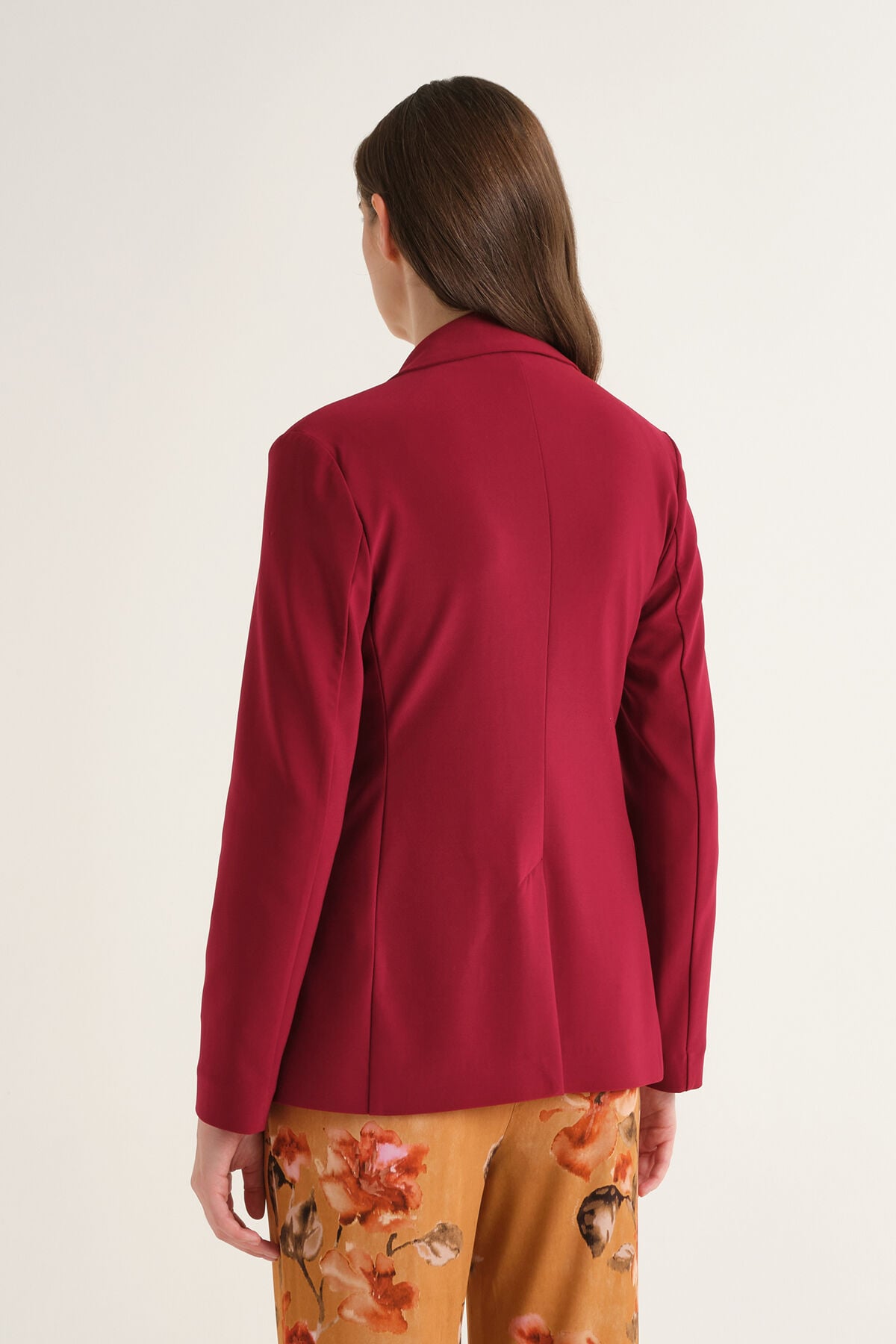 Maliparmi TECNO JERSEY BLAZER Bordeaux JD645570226