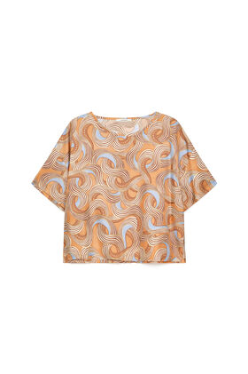 Malìparmi COLLECTION PRINT SHIRT Leather JM559031027