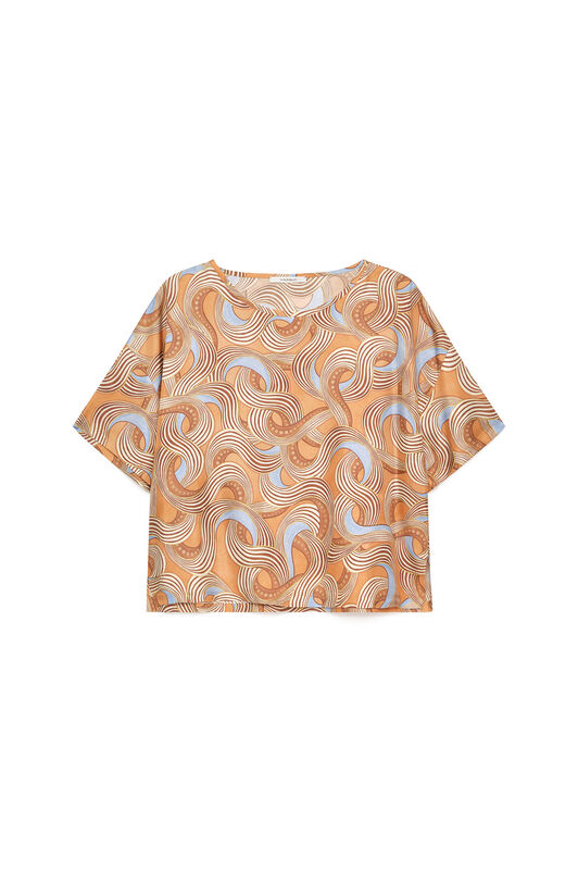 Malìparmi COLLECTION PRINT SHIRT Leather JM559031027