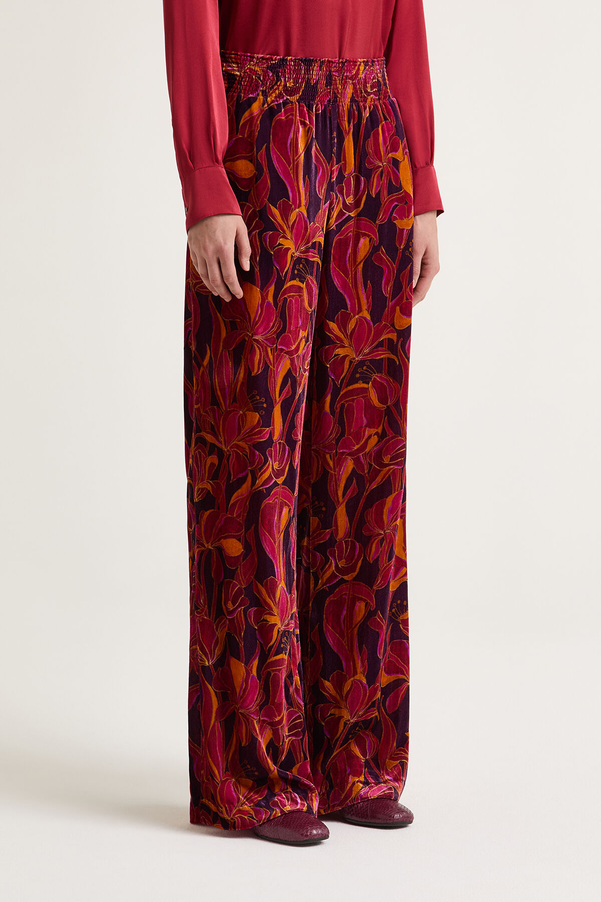 Maliparmi LILY'S BALLET TROUSERS Bordeaux JH803561052