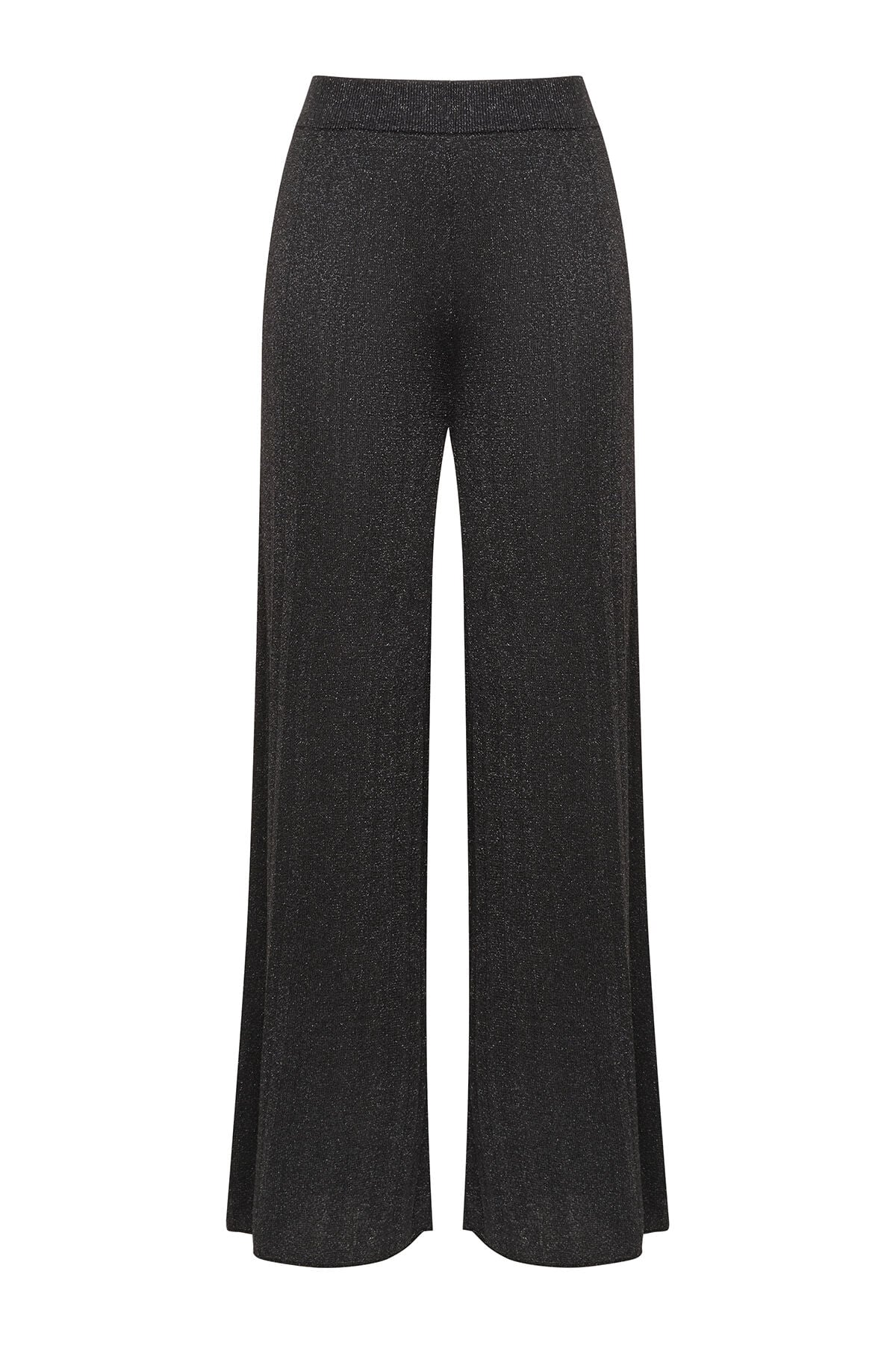 Maliparmi KNIT LUREX RIB TROUSER Black JH809078216 Maliparmi KNIT LUREX RIB TROUSER Black JH809078216