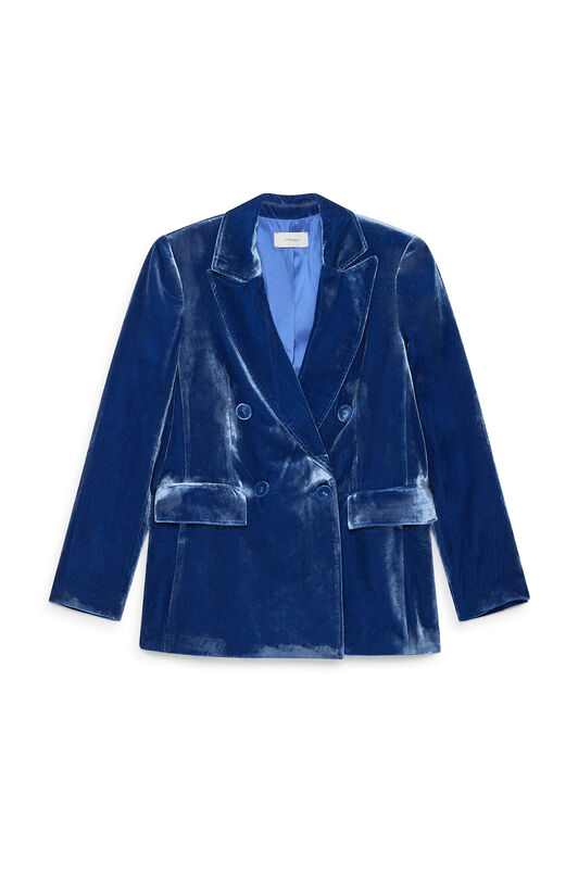 Maliparmi FLUID VELVET JACKET Light Bluette JD647061026