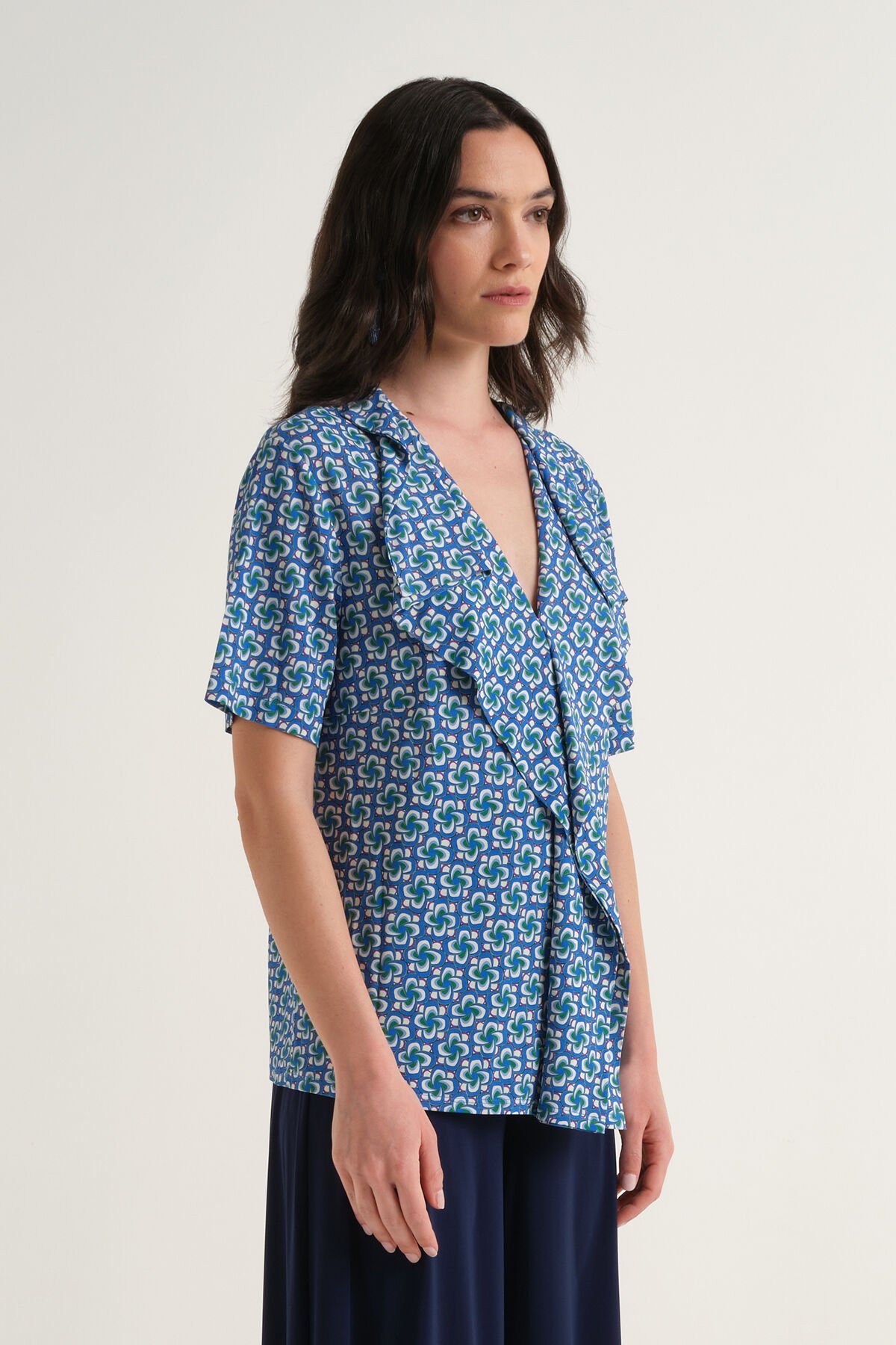 Malìparmi MINI MOULINÉ TOP Blau JP556770675