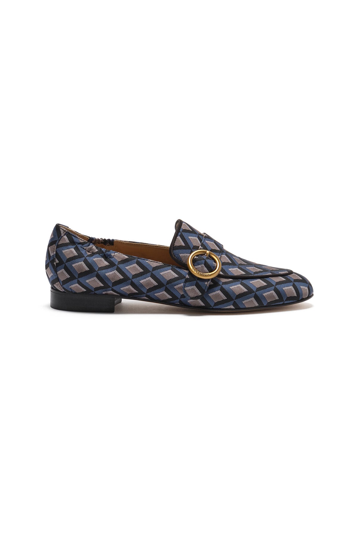 Maliparmi GEOMETRIC JACQUARD LOAFER Blue SR014150693