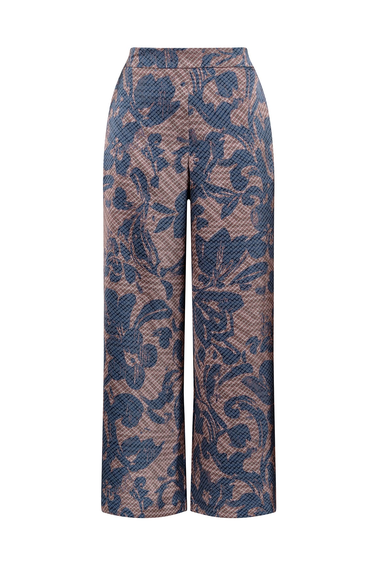 Maliparmi SWEET FOLIAGE TROUSER Blue JH805350688 Maliparmi SWEET FOLIAGE TROUSER Blue JH805350688