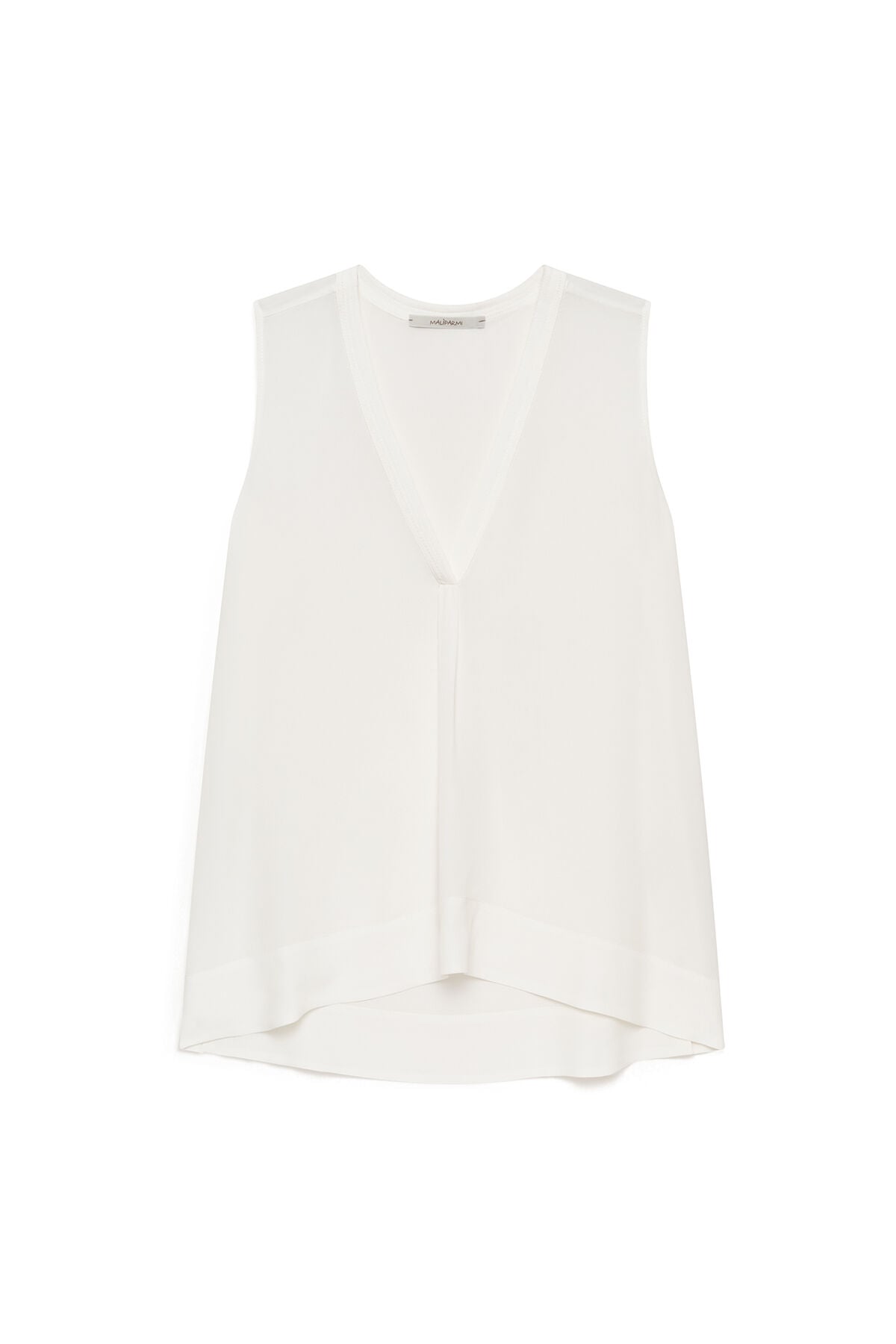Malìparmi TOP FLUID CREPE NaturalWhite JP554050672 Malìparmi TOP FLUID CREPE NaturalWhite JP554050672
