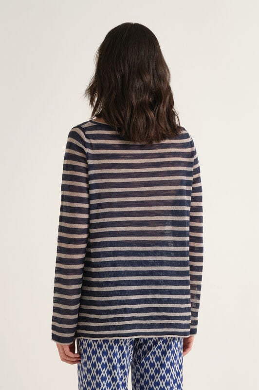 Malìparmi SUMMER LINEN JERSEY Azul JQ509178148