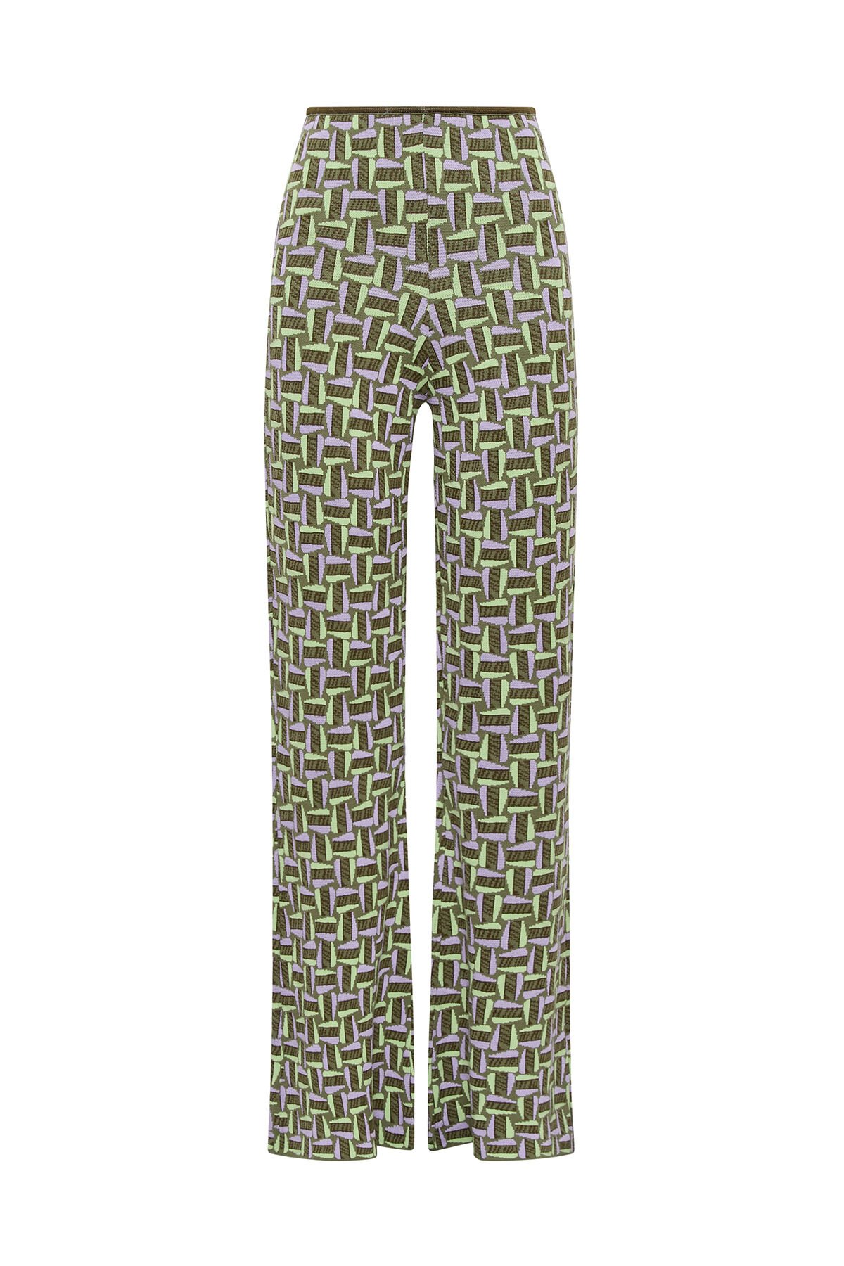 Maliparmi NEW JACQUARD TROUSERS Green JH805178208 Maliparmi NEW JACQUARD TROUSERS Green JH805178208