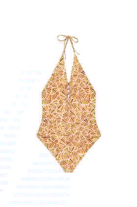 Malìparmi INTERO SHELL SWIMSUIT Yellow JJ105270672