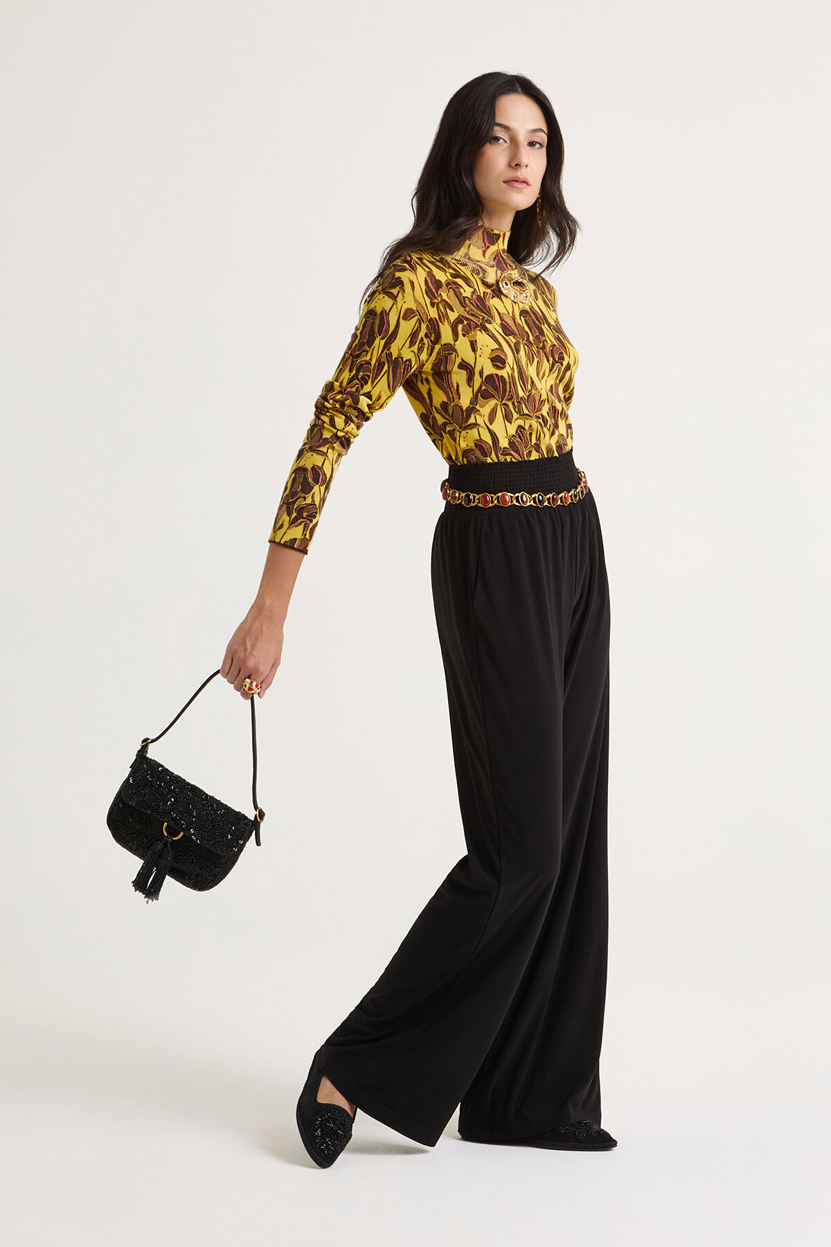 Maliparmi TECNO JERSEY TROUSERS Black JH803570226