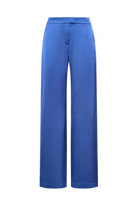 Malìparmi SHINY CADY TROUSERS Cobalt JH807550631