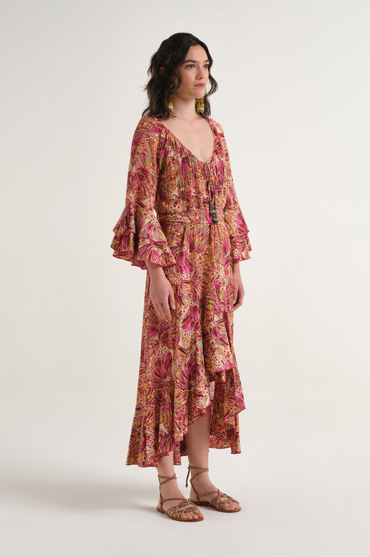Malìparmi SWEET BUTTERFLY ROBE Jaune JF669515217