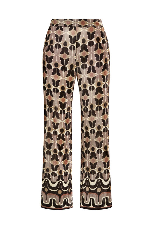 Maliparmi COLLECTION PRINT TROUSER Beige JH808061057