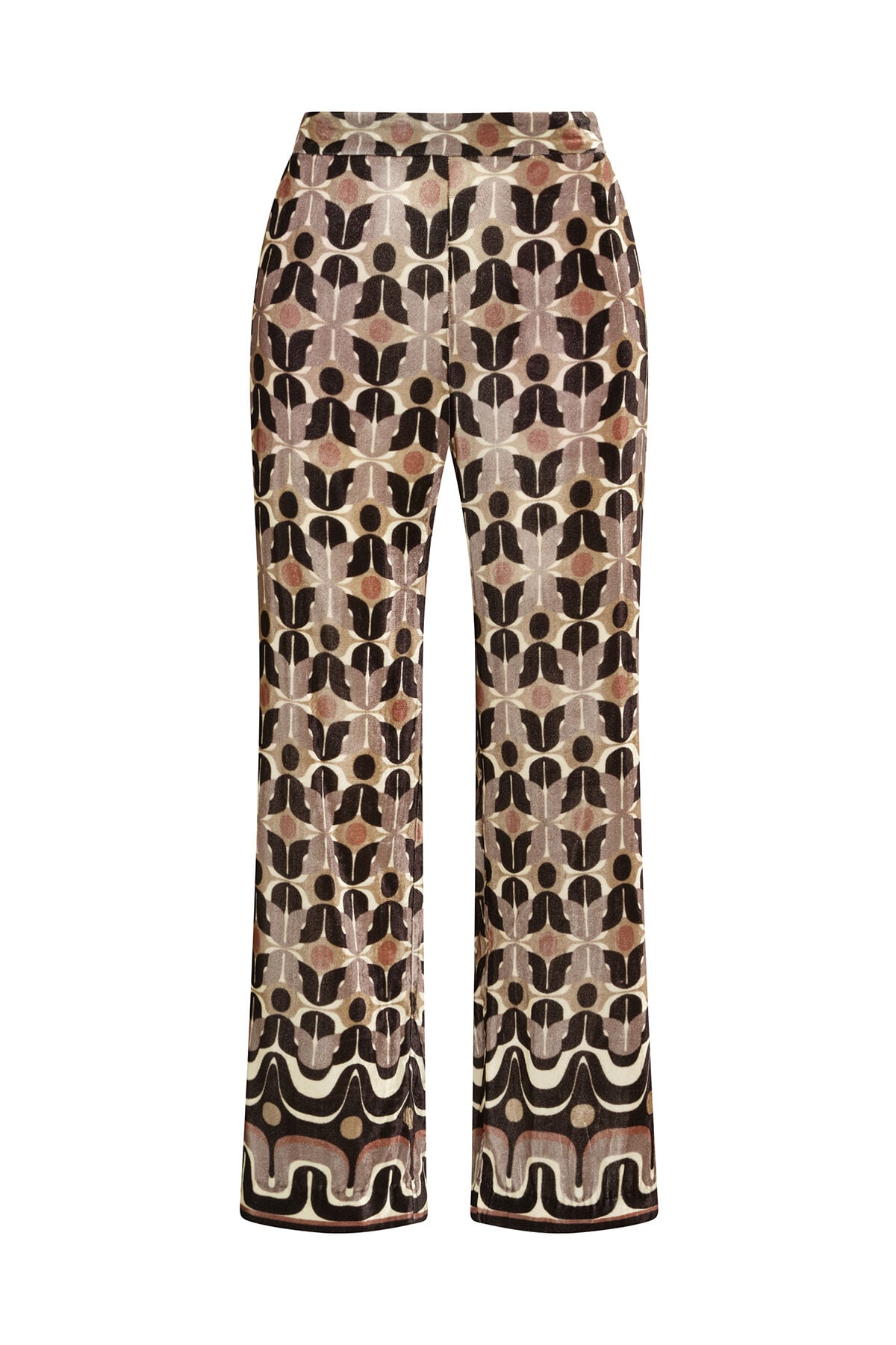 Maliparmi COLLECTION PRINT TROUSER Beige JH808061057