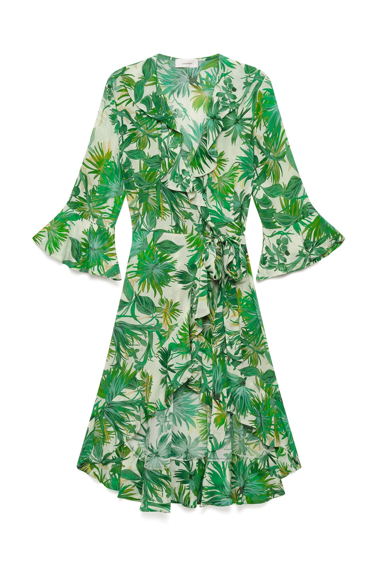 Malìparmi BOTANICAL JUNGLE DRESS Green JF670450663 Malìparmi BOTANICAL JUNGLE DRESS Green JF670450663