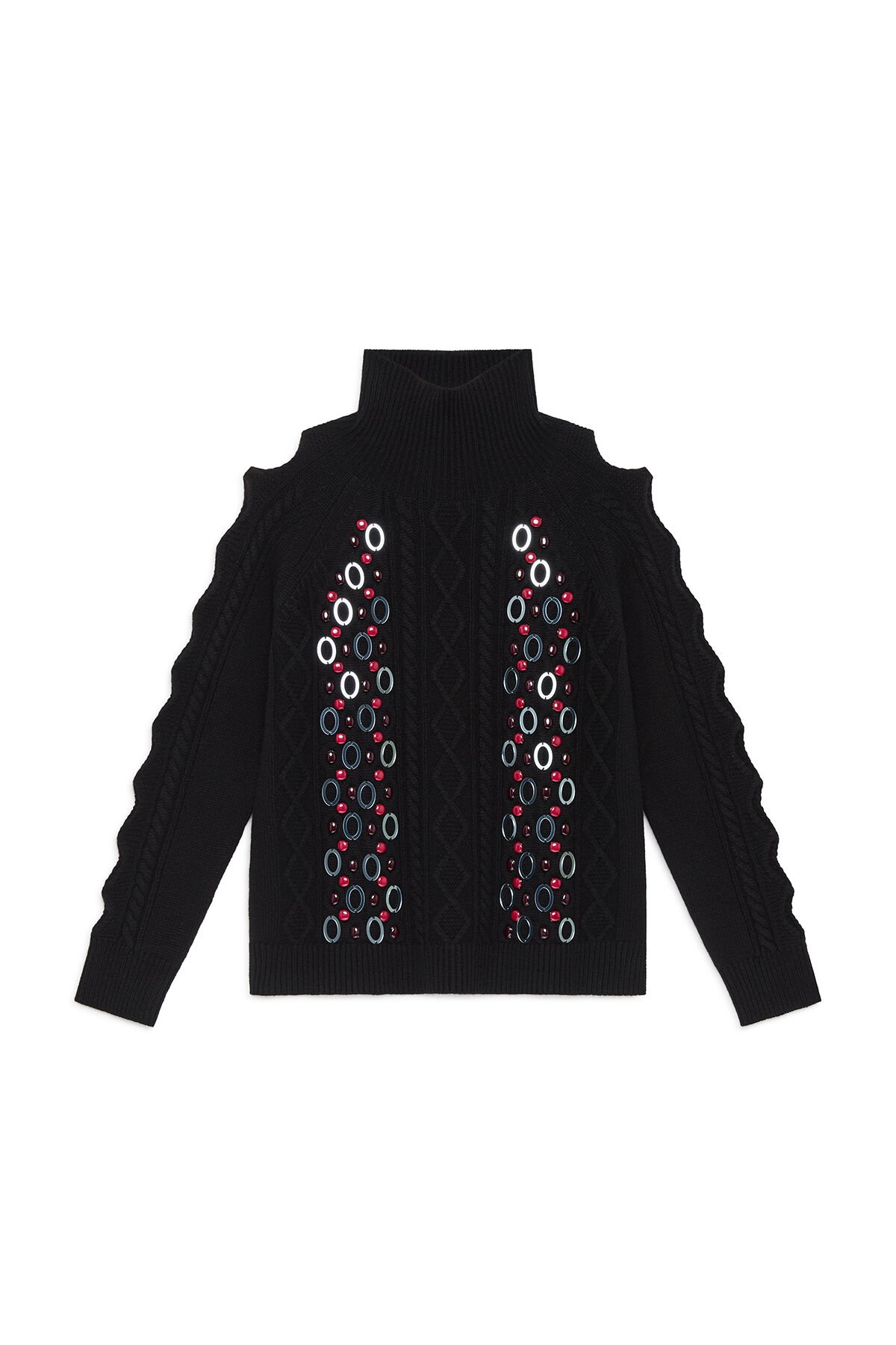 Maliparmi JEWEL WOOL KNITWEAR Black JQ510678201