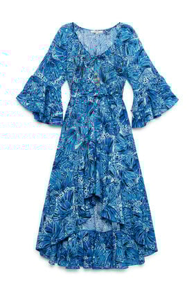 Malìparmi SWEET BUTTERFLY ROBE Bleu Clair JF669515217