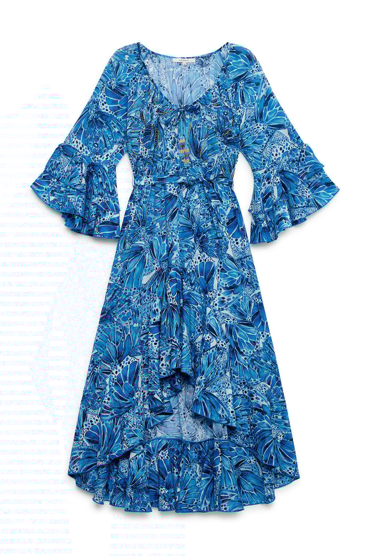 Malìparmi SWEET BUTTERFLY ROBE Bleu Clair JF669515217