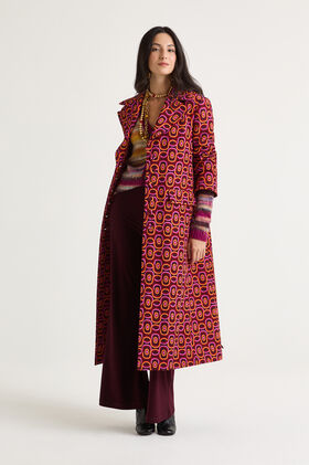 Maliparmi ROLLING CHAIN OVERCOAT Dark Brown JB538560169