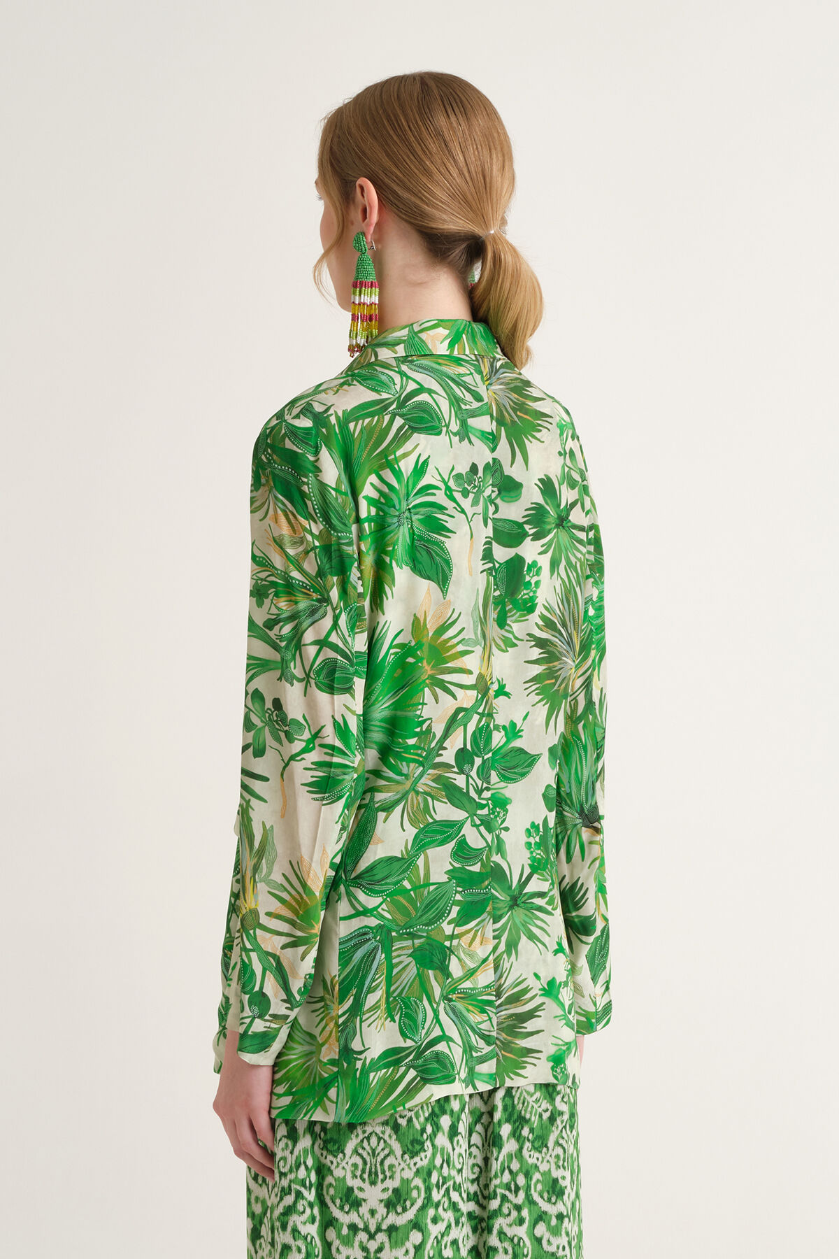 Malìparmi BOTANICAL JUNGLE JACKET Green JD005950663