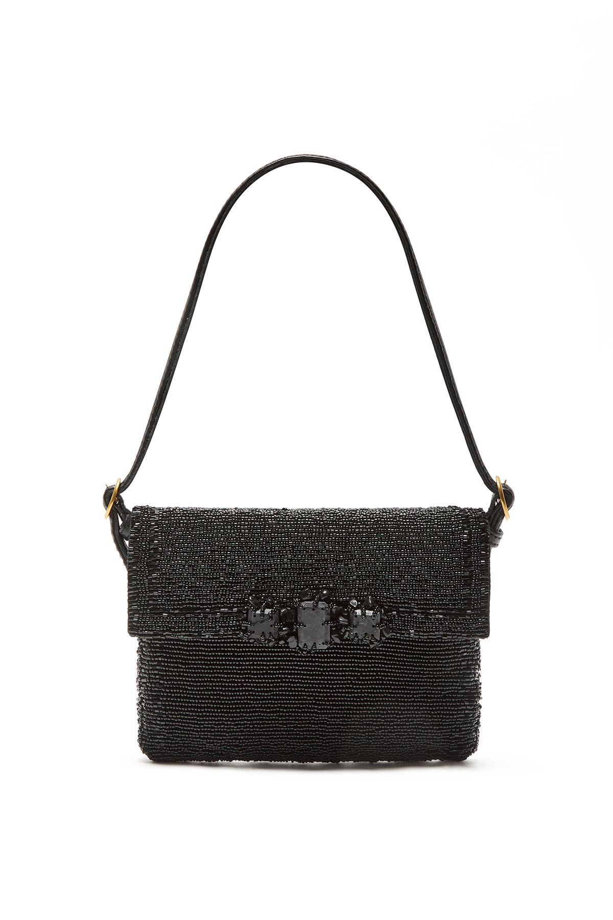 Maliparmi ICONIC BEADS SMALL SHOULDER BAG Black BF000591242 Maliparmi ICONIC BEADS SMALL SHOULDER BAG Black BF000591242