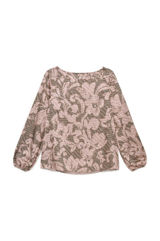 Maliparmi SWEET FOLIAGE SHIRT Pink JM560050688 Maliparmi SWEET FOLIAGE SHIRT Pink JM560050688