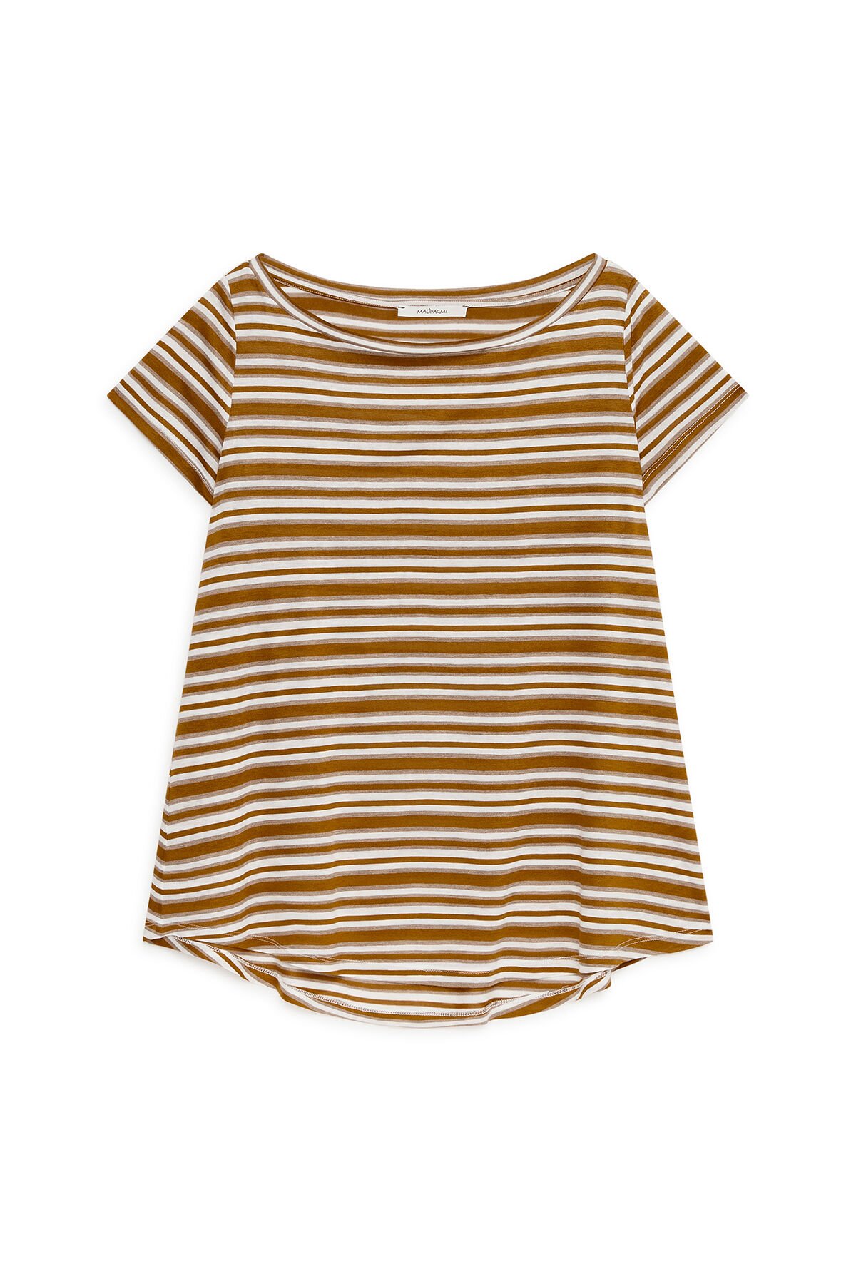 Malìparmi SUMMER STRIPES T-SHIRT Brown JK028170676