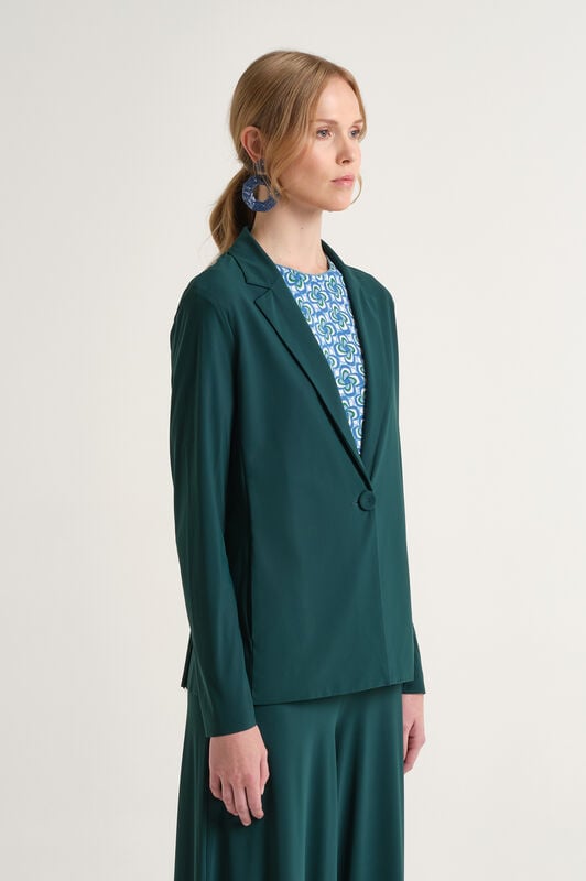 Malìparmi SOFT JERSEY JACKET Forest Green JD646570210