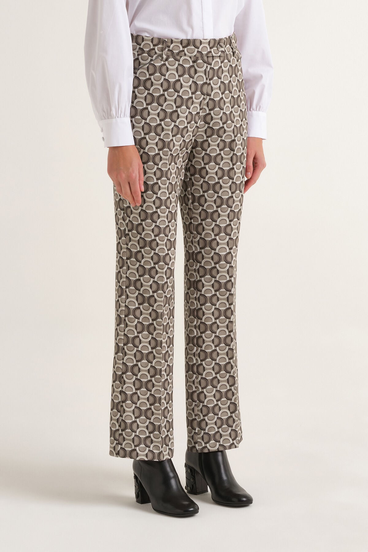 Maliparmi GRAPHIC ORBIT PANTALON Gris JH808150687 Maliparmi GRAPHIC ORBIT PANTALON Gris JH808150687