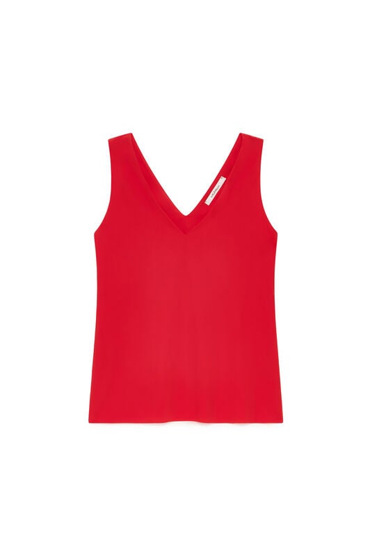 Malìparmi SOFT JERSEY TOP Red JP556470210