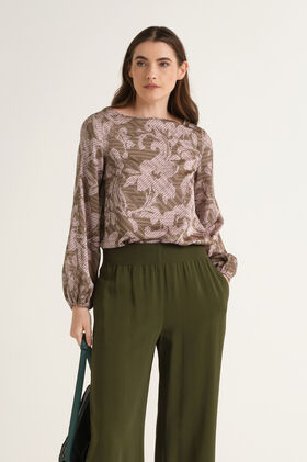 Maliparmi SWEET FOLIAGE SHIRT Pink JM560050688